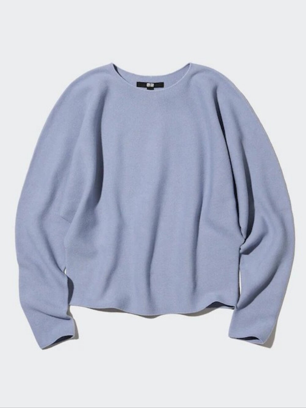 Uniqlo Womens Small 3D Knit Cotton Dolman Long-Sleeve Sweater
